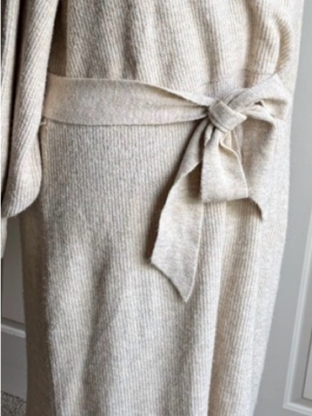Soft Cozy Cream Sweater Dress Lightweight Knit Cream Never Worn Final Sale